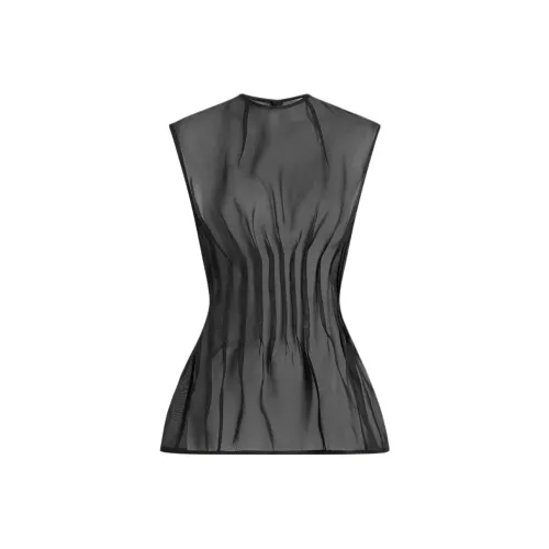 KHAITE Майка Женская Черный Черный