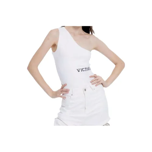 VICTORIA ALLEN Белая Женская футболка