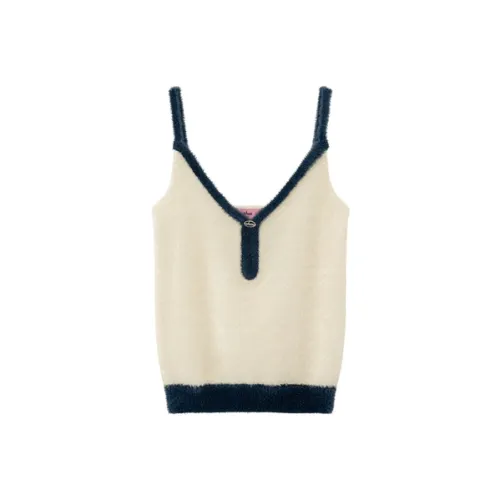 CHUU Майка Женская Белая Абрикос