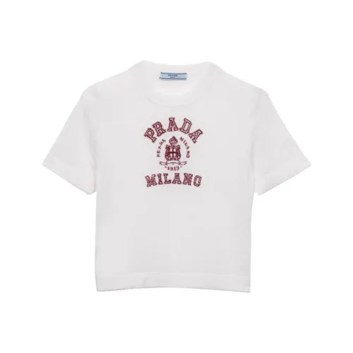 PRADA Белые Женские T-рубашки