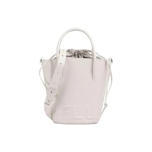 COCCINELLE Сумка-ведро из крупнозернистой текстуры коровьей кожи сумка на одно плечо стандартная женская белая