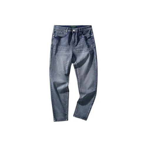 Dance with wolves Medium Blue Men's Jeans Dance with wolves Средне-синие мужские джинсы