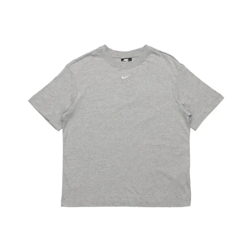 Nike Комплект с короткими рукавами T-рубашка Женская США Серый