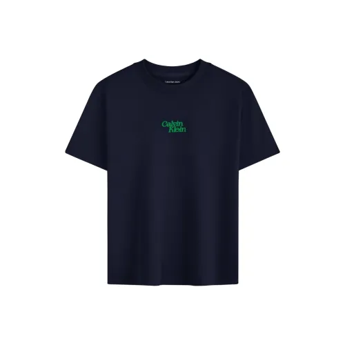 Calvin Klein SS25 T-рубашка Женская Морской синий