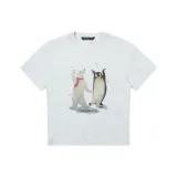 Фотиния Серый Короткий Рукав Рубашка