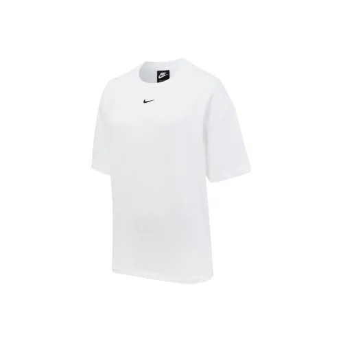 Nike Т-рубашка с рукавом-трубкой женская белая