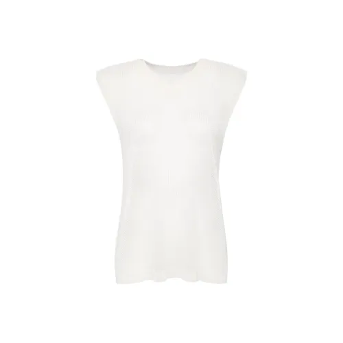 PLEATS PLEASE ISSEY MIYAKE FW24 Майка Женская Экрю