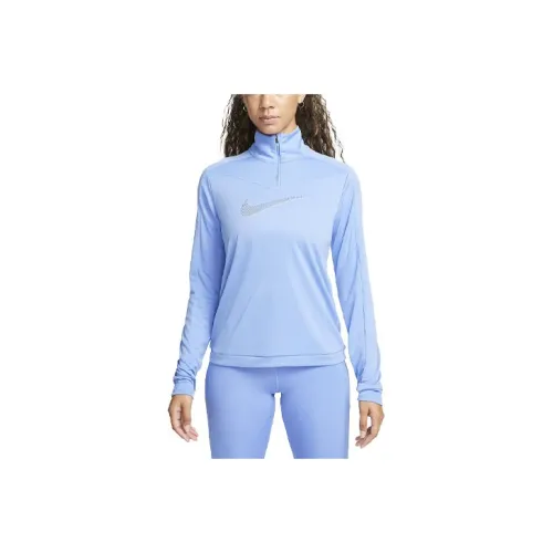 NIKE Синие Женские Футболки