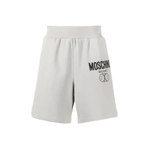 MOSCHINO Светло-серые мужские спортивные шорты