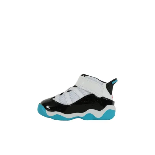 Jordan Air Jordan 6 Кольца Противоскользящие Устойчивые к износу MID Топ Обувь для малышей Белый Черный Синий Infant Wa Toddler