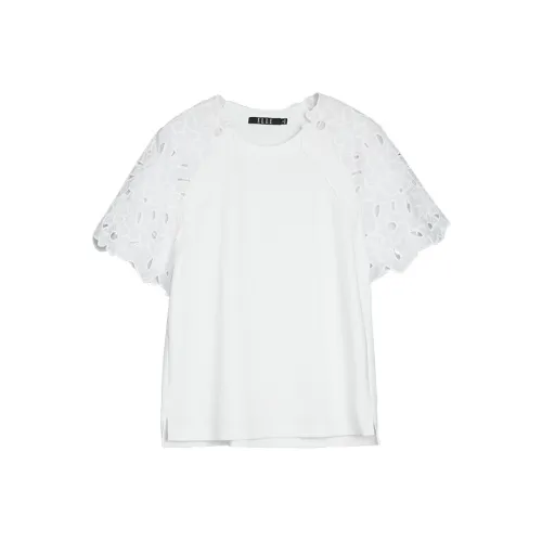 ELLE Белые Женские Футболки