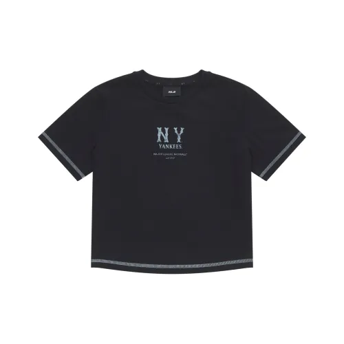MLB New York Yankees Basic Collection SS25 T-Shirt Женская Черная