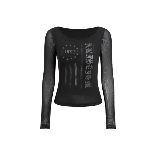 Ariseism Черные Женские Футболки