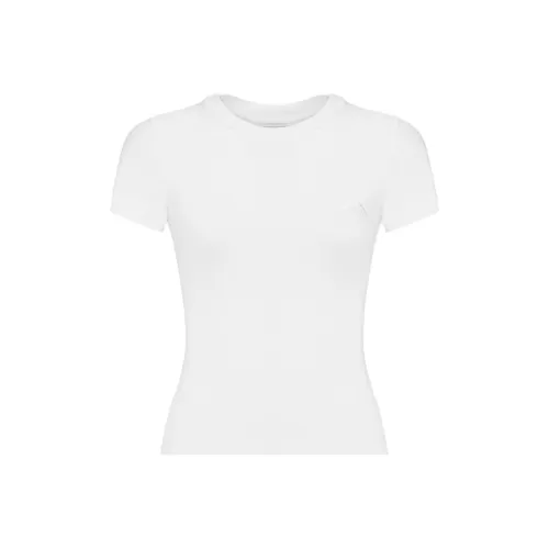 Alexander McQueen Стандартная футболка белый цвет для женщин