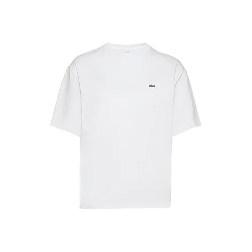 LACOSTE Collaboration Стандартная T-рубашка Женская Белая
