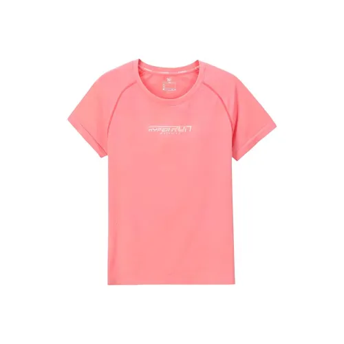 361° Running Collection Бег Т-Рубашка Женская Многоцветная Перламутрово-Розовая