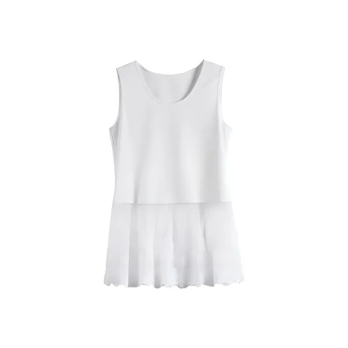 MSSHE Внутренняя одежда Майка Женская Чисто Белая