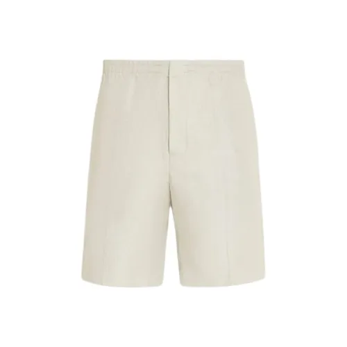 Ermenegildo Zegna Экрю Мужские Повседневные Шорты