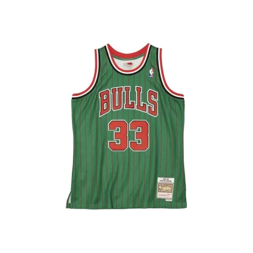 Mitchell Ness Зеленый Мужской баскетбольный топ