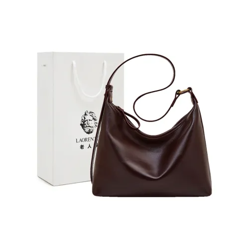 Old Man's Head Сумка через плечо из лососевой кожи женская многоцветная