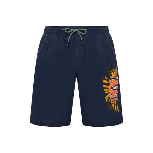 EMPORIO ARMANI EA7 SS24 Повседневные шорты Мужские Темно-синие