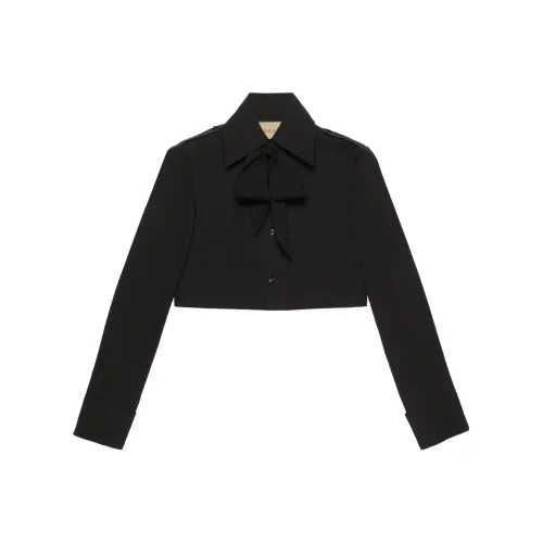 GUCCI Черные Женские Короткие Топы