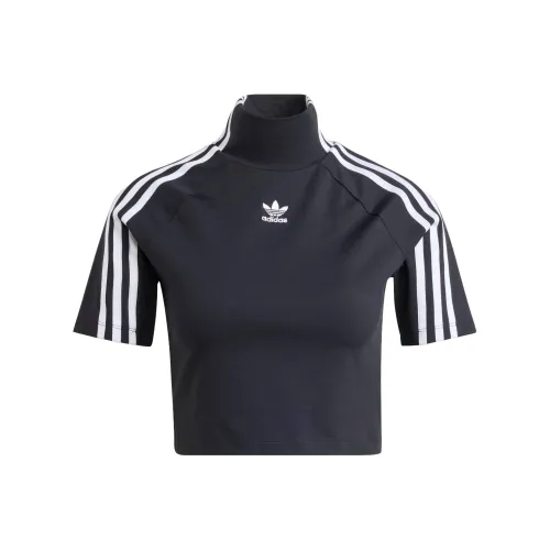 Adidas Originals Spice Girls Series Рукав реглан T-рубашка Женская Черная