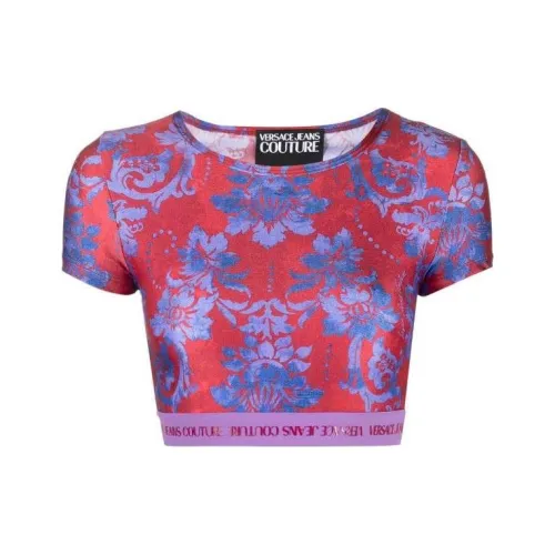 VERSACE JEANS COUTURE FW22 T-рубашка Женская Красная