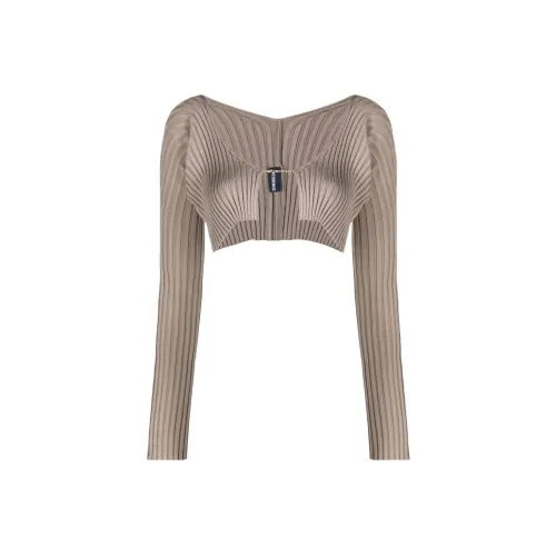 Jacquemus FW22 Трикотаж Женский Коричневый