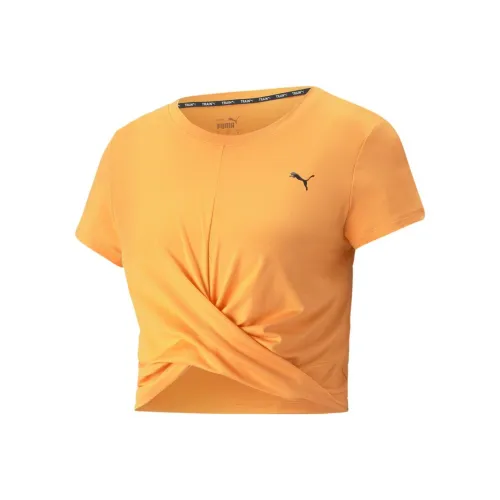 PUMA PTC Studio Yogini Lite TWIST Tee T Рубашка Женская Желтая