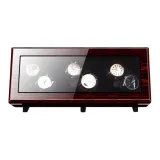 Эбеновый с рельефом, 6 отделений для часов