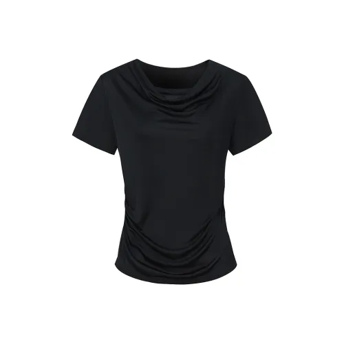 Firststation Черные Женские Футболки