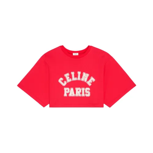CELINE SS22 CROP TOP Женский Красный