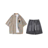 Set (верхний Желтый Сетка + нижний Черно-серый)