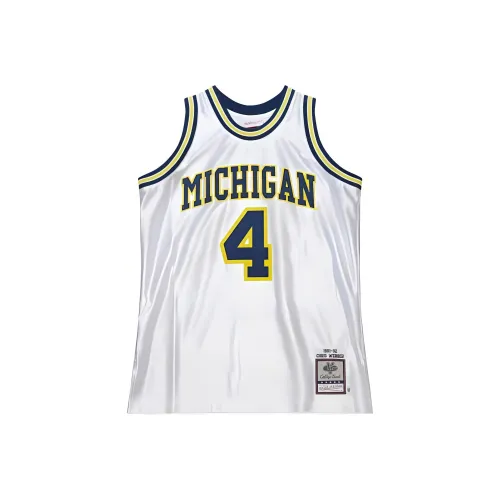 Mitchell Ness Белая мужская баскетбольная футболка