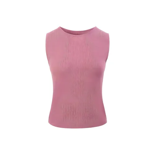 KIKAT Топ без рукавов Женский Розовый Красный