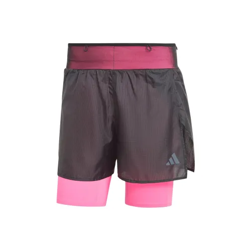 Adidas Tokyo Бег 2-в-1 Шорты Бег Шорты Мужские Черные