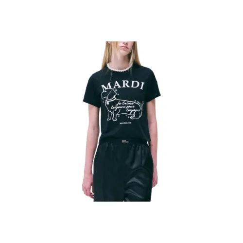 MARDI MERCREDI Pearl Puppy SS25 Regular T-Shirt Women's