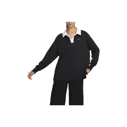 Nike Sportswear Essentials Series Т-рубашка с оборванным рукавом женская черная