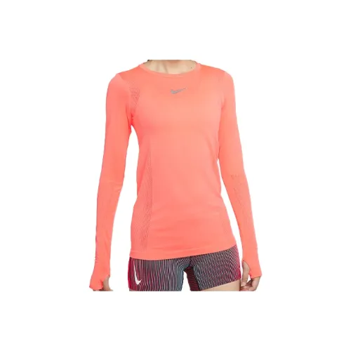 nike T-Shirt Женская Ярко-Оранжевая