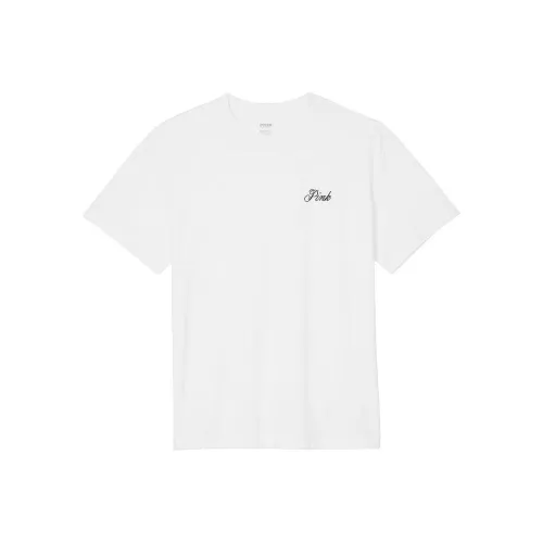 Victoria's Secret Розовый Хлопок OVERSIZED SLEEPSHIRT Белый Сливочный T Рубашка Women's White Сливочный