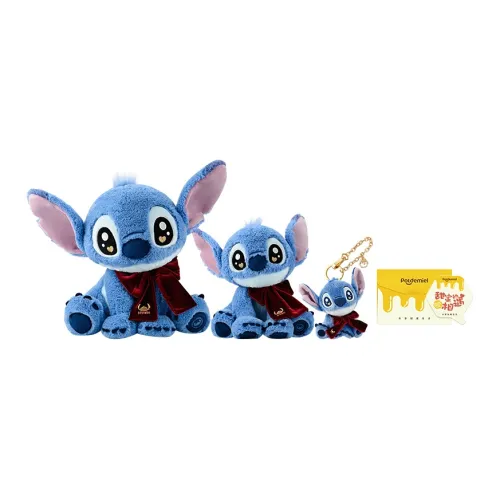 POTDEMIEL X Disney Lilo Stitch Любовь Большая Синяя Кукла Подвеска Плюшевая Кукла 11см 25см 35см Рекомендуемый Рост