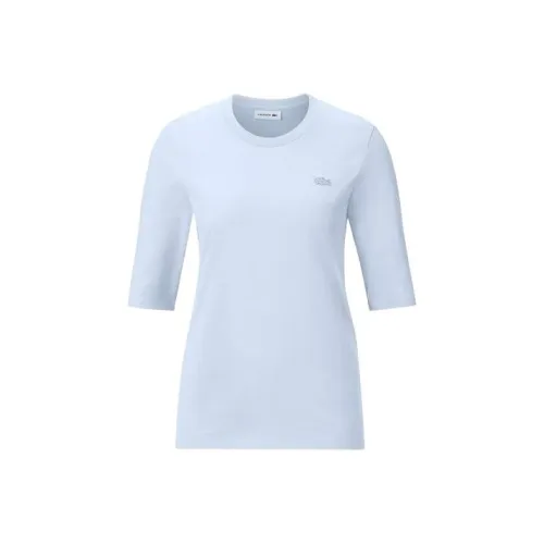 LACOSTE T-рубашка Женская Светло-синяя