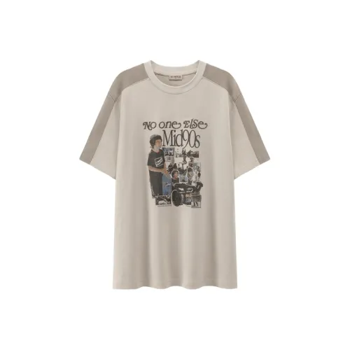 NO ONE ELSE Серый Унисекс Футболка