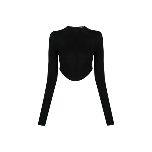 VERSACE FW22 КРОП ТОП Женский Черный