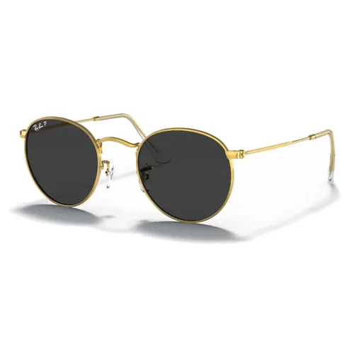 RayBan Металл Круглые Солнцезащитные очки Унисекс Золото
