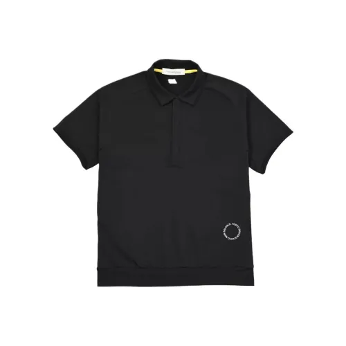 New Balance TOKYO DESIGN STUDIO Короткий рукав пуговица пуховые куртки поло унисекс черный