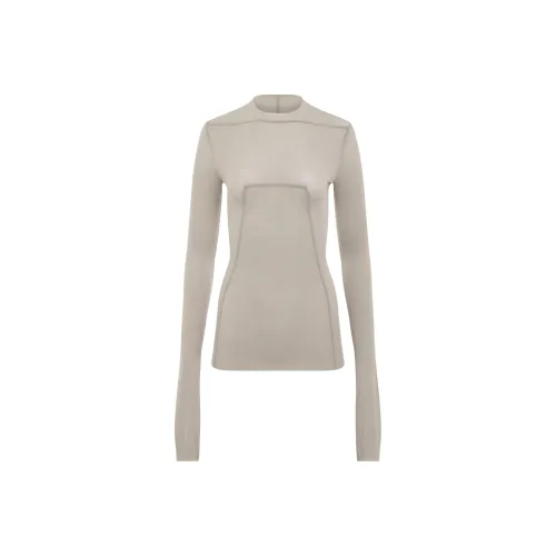 RICK OWENS Экрю Женские Рубашки T