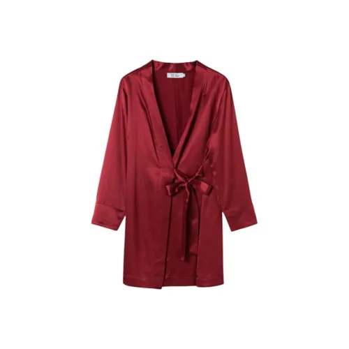 NAISI Sleep Халат Женский Классический Красный