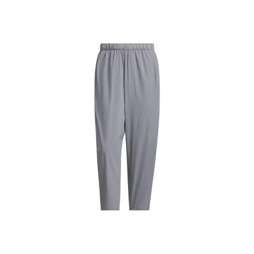 Adidas Вязаные тренировочные штаны мужские светло-серые